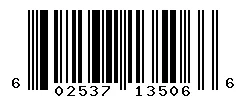 UPC barcode 602537135066