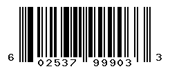 UPC barcode number 602537999033