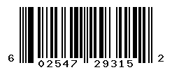 UPC barcode number 602547293152