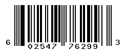 UPC barcode number 602547762993