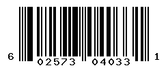 UPC barcode number 602573040331