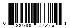 UPC 602589277851 barcode image