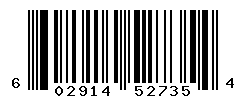 UPC barcode number 602914527354