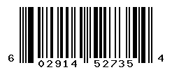 UPC 602914527354 barcode image