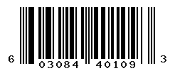 UPC barcode number 603084401093