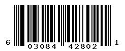 UPC barcode number 603084428021