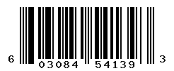 UPC barcode number 603084541393