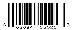 UPC barcode number 603084555253