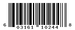 UPC barcode 603161102448