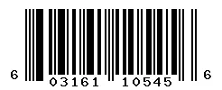 UPC barcode 603161105456