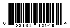 UPC barcode 603161105494