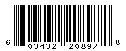 UPC 603432208978 barcode image