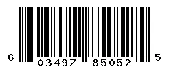 UPC 603497850525 barcode image