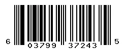 UPC barcode 603799372435