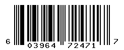 upc 603964724717 barcode image