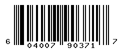 UPC barcode number 604007903717