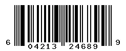 UPC barcode 604213246899
