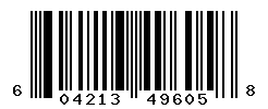 UPC barcode number 604213496058