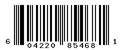 UPC barcode number 604220854681