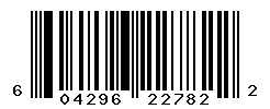 upc 604296227822 barcode image