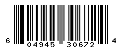upc 604945306724 barcode image