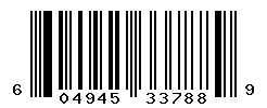 604945337889 barcode