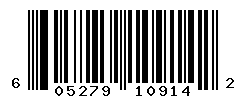 upc 605279109142 barcode image