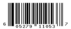 UPC barcode number 605279110537