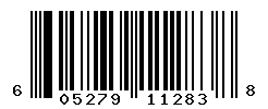 UPC barcode number 605279112838