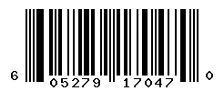 UPC barcode 605279170470