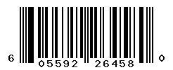 UPC barcode number 605592264580