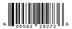 UPC barcode number 605592292736