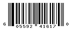UPC barcode number 605592416170