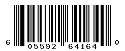 UPC barcode number 605592641640