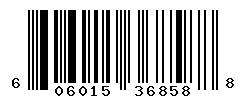 UPC barcode number 606015368588