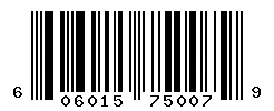 UPC barcode 606015750079