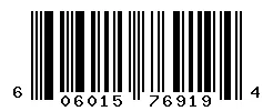 UPC 606015769194 barcode image