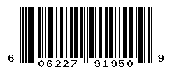 UPC barcode number 606227919509