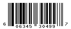 UPC barcode number 606345304997