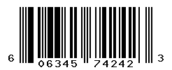 UPC barcode number 606345742423