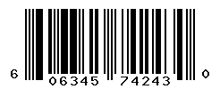 UPC barcode number 606345742430