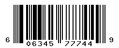 upc 606345777449 barcode image