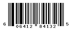 UPC barcode number 606412841325