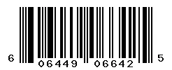UPC barcode 606449066425
