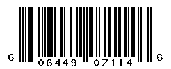 UPC barcode number 606449071146
