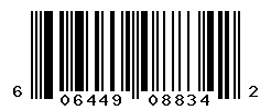 UPC barcode number 606449088342