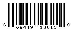 UPC barcode number 606449136159
