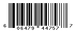 UPC barcode number 606479447577