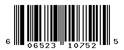 UPC barcode number 606523107525