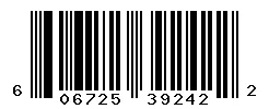 UPC 606725392422 barcode image